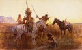 ロスト・トレイル・インディアン西部アメリカ人チャールズ・マリオン・ラッセル